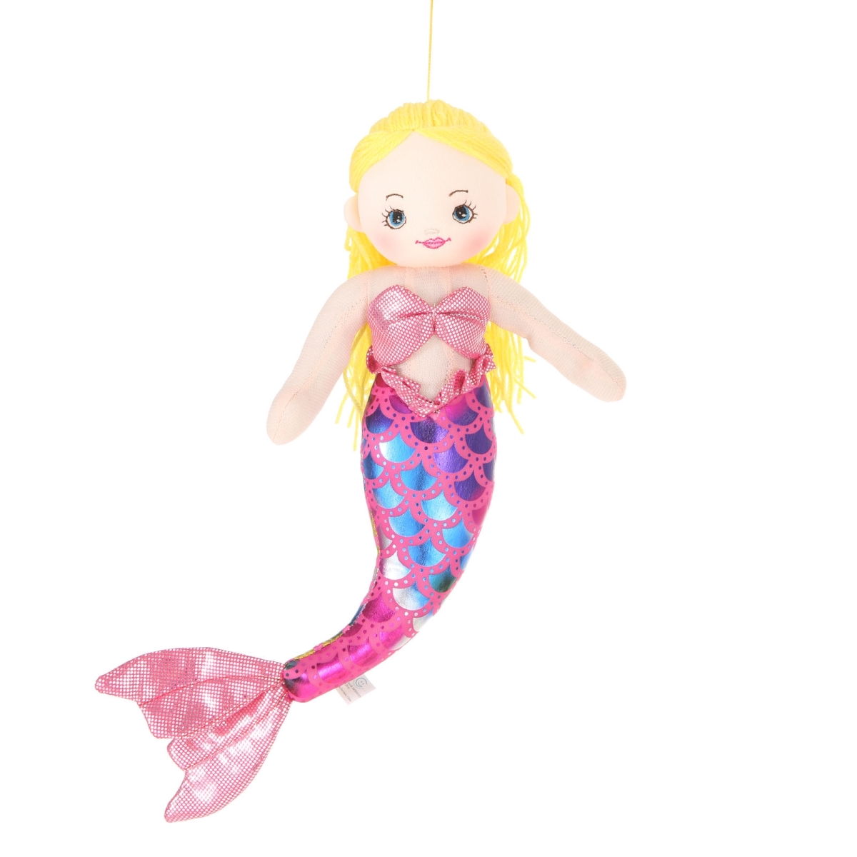 Mm03 16 In. Plush Haired Mermaid Doll - Gold