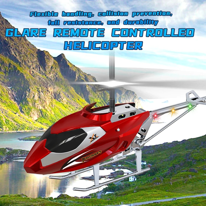 NM59881 Mini Helicopter Remote Control Plane 2.5CH 2.4G Radio Control Aircraft Childrens RC Airplane Toy Gift Type-C