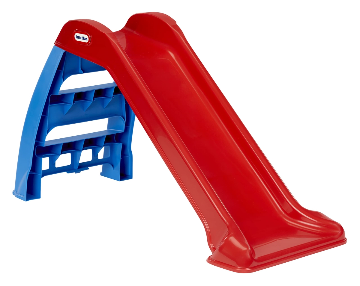 tek NT77723 Little Tikes First Slide for Kids, Easy Set Up for Indoor & Outdoor Use, Easy to Store for Toddler Ages 18 Months to 6 Years