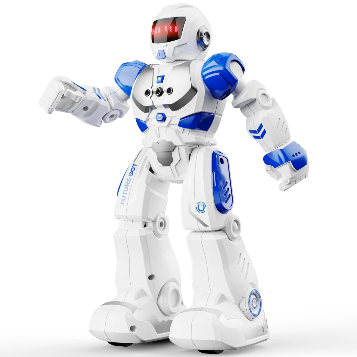 NT87120 Remote Control Robot Toys for Kids with Programmable Walking & Dancing, Gesture Sensing, Adjustable Volume - Blue