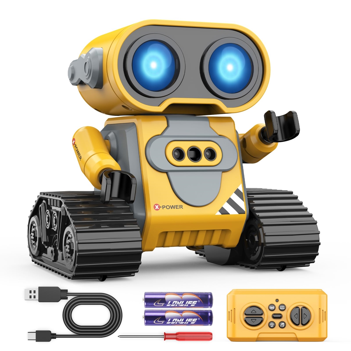 NT86757 Hamourd Remote Control Robot Toys for Kids with Gesture Sensing & Multiple Eye Light Modes