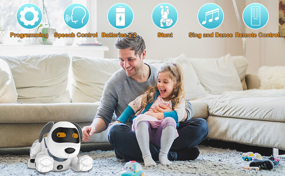 NT32573 Remote Control Robot Dog Toys for Kids