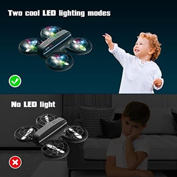 NM55535 RC Quadcopter Drone with Altitude Hold & Headless Mode - Blue & Green