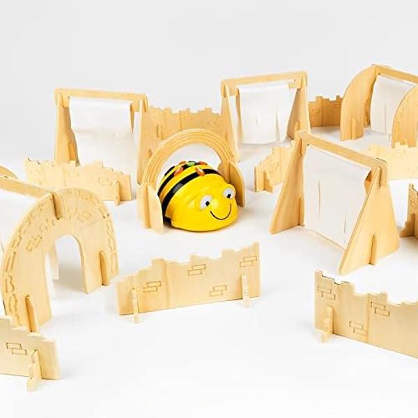 NM55750 Bee-Bot or Blue-Bot Preschool Elementary Activity Programmable Robot Accessories - 18 Piece