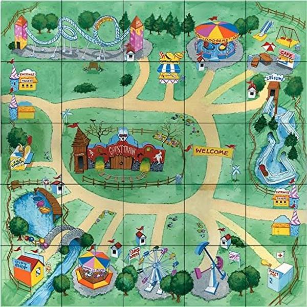NM55798 Amusement Park Pro-Bot Programmable Floor Robot Mat