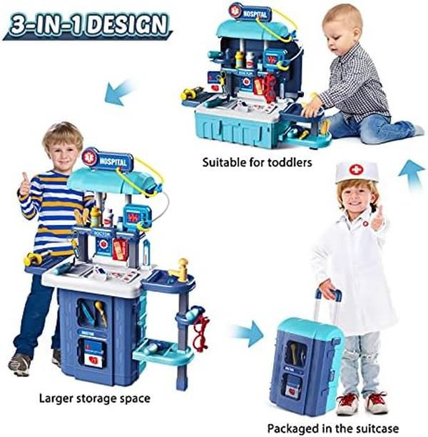 NM56019 Doctor Pretend Play Kids Doctor Set