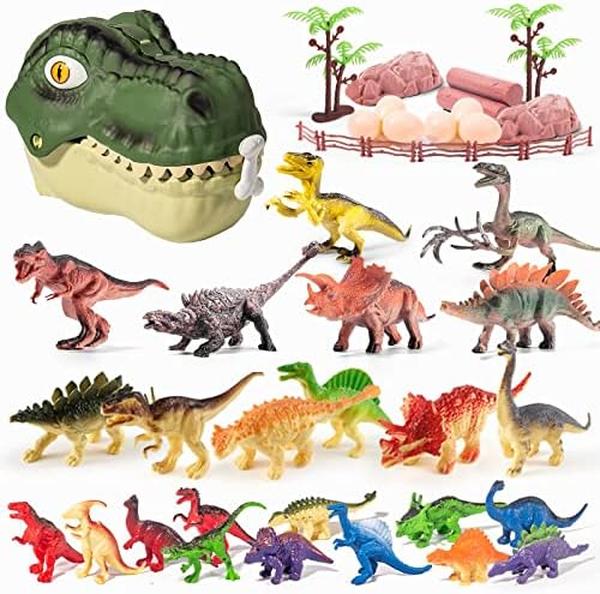 NM56059 Realistic Jurassic Dinosaurs Figures Toys - 45 Piece