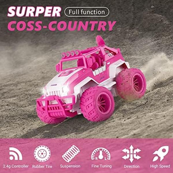 NM56521 Fashy Unicorn Pink Remote Control Monster Truck