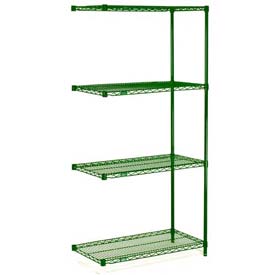 UPC 734272234541 product image for Nexel Green Epoxy Wire Shelving Add-On, 72 x 18 x 86 in. | upcitemdb.com