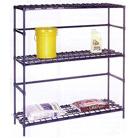 UPC 734272251135 product image for Nexel Nexelon 3-Shelf Container & Keg Rack, 30 x 18 x 54 in. - Blue | upcitemdb.com