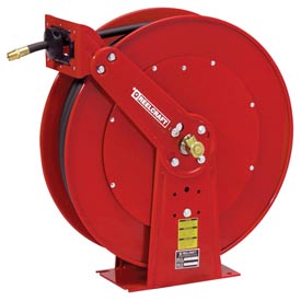 B250869 0.38 In. X 100 Ft. 4500 Psi Spring Retractable Pressure Wash Hose Reel - Red