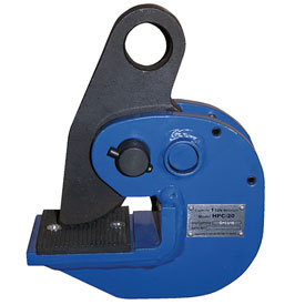 Horizontal Plate Clamp Lifting Attachment, Blue