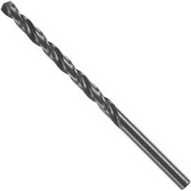 0.25 In. Dia Extra Length Aircraft Drill Bits, Black Oxide