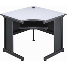 36 in. Corner Desk - Gray