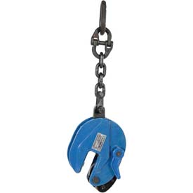 Vertical Plate Clamp With Chain Lifting Attachment, 2000 Lbs
