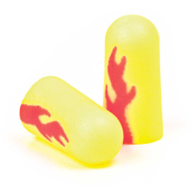 70071515079 E-a-r 312-1252 Soft Yellow Neon Blasts Foam Earplugs - 200 Pair