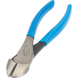 337 7 In. High Leverage Diagonal Lap Joint Cutting Plier, Blue