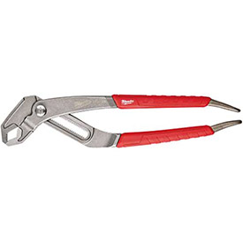 48-22-6212 12 in. V-Jaw Reaming & Punching Tongue & Groove Plier, Red
