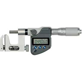 317-351-30 0-1 In. Ip65 Uno-mike Digimatic Micrometer With Data Output & Interchangeable Anvil