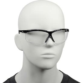 S3200hs Uvex Genesis Anti Fog Safety Glasses, Black Frame & Clear Lens