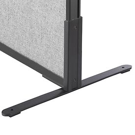 UPC 707022319010 product image for Global 238CP89 8 in. T-Leg Bracket for Office Partition Panels Black | upcitemdb.com