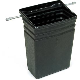 UPC 707022000093 product image for Global Industrial 241678 Waste Container with Mount Bar 14 x 10 x 19 in. | upcitemdb.com