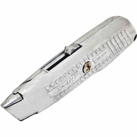 10-189p Unpainted Self Retracting Safety Blade Utility Knife