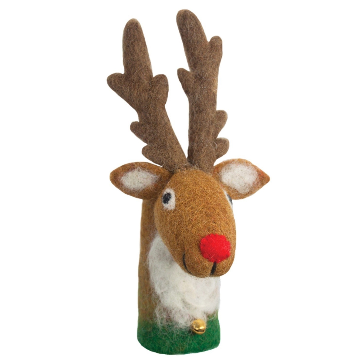 Dzi478001000 Handmade & Fair Trade Reindeer Bottle Topper