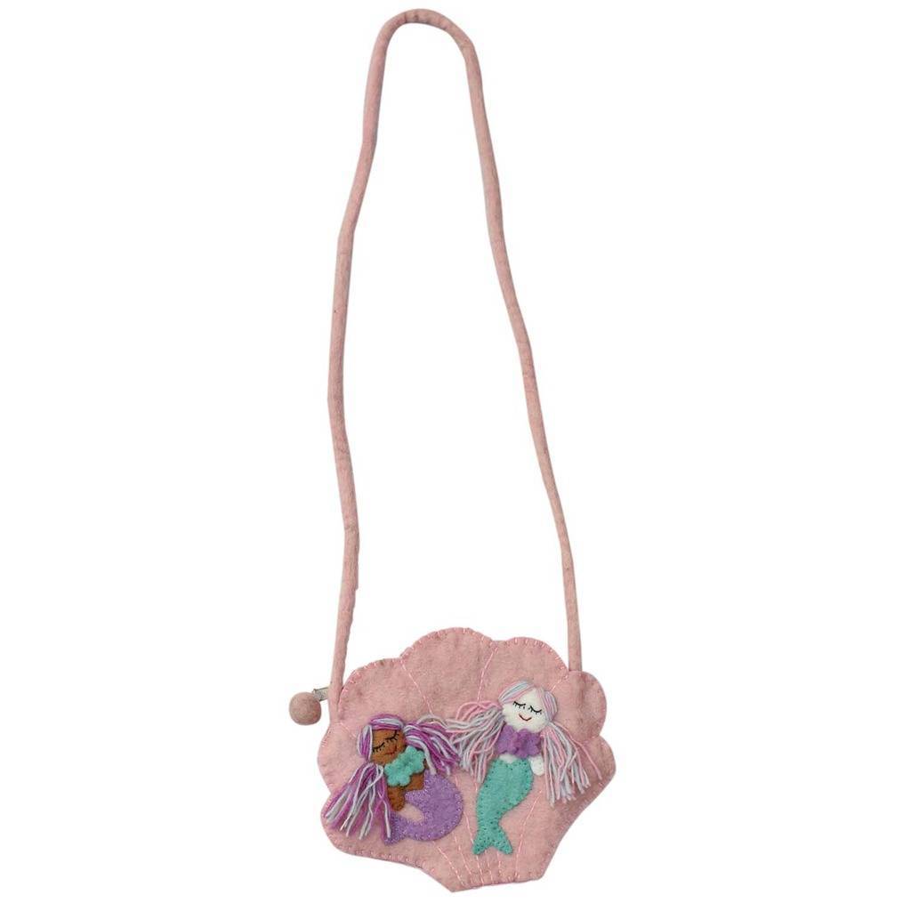 Glg40006-01-900108 Handmade Felt Mermaid Bag