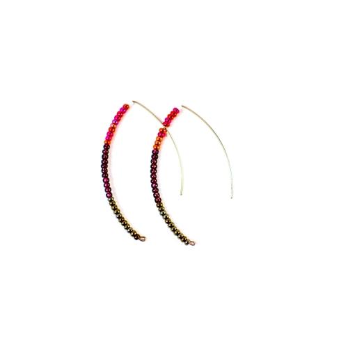 Lije-39-4 Styx Earrings - Raspberry