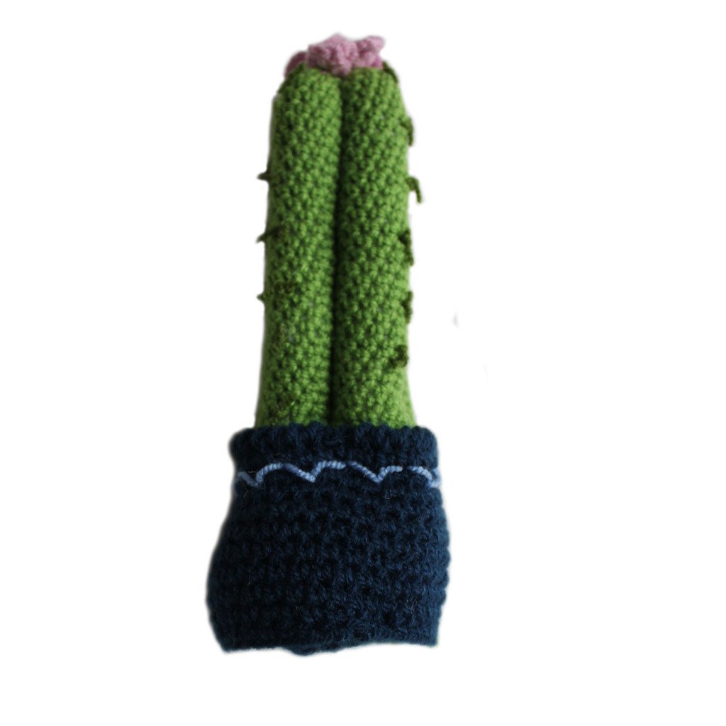 Srkp06-564214 Handmade & Fair Trade Knit Rattle, Cactus