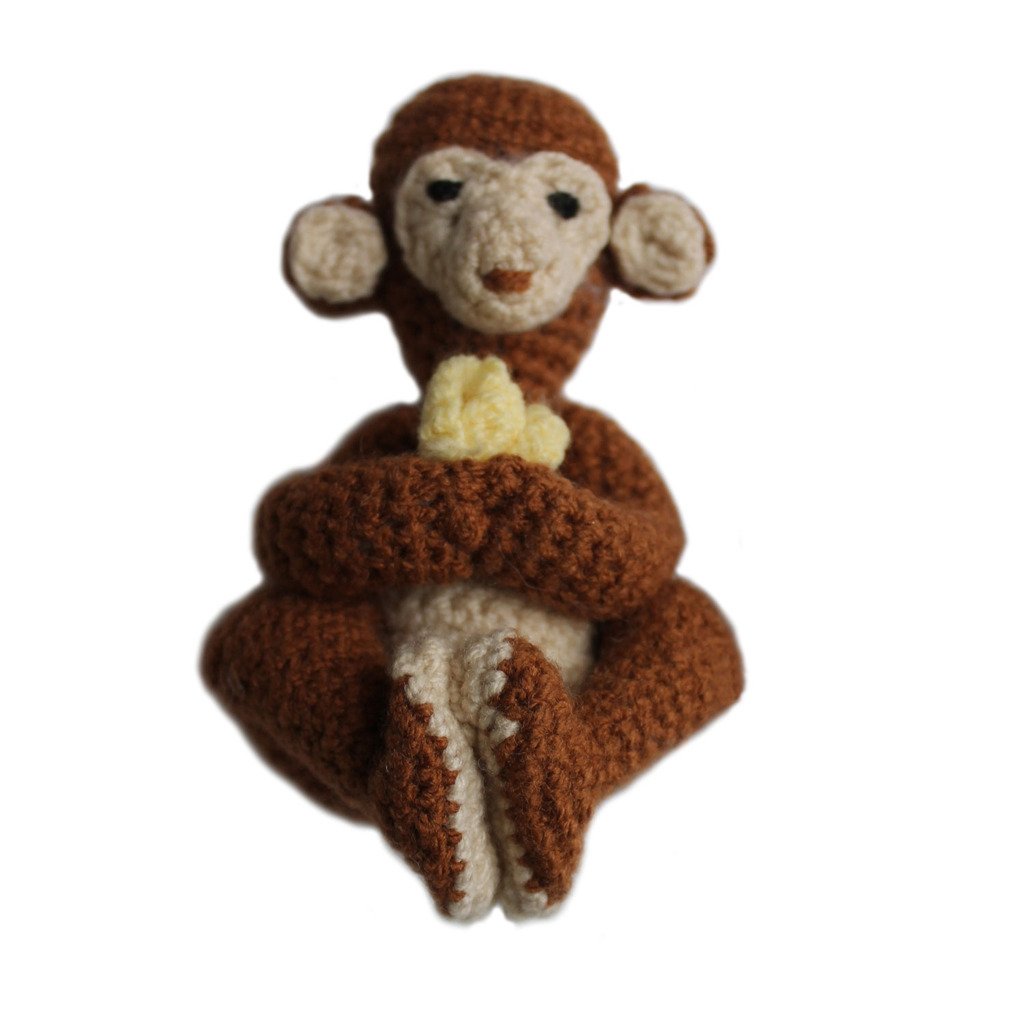 Srkp03-564211 Handmade & Fair Trade Knit Rattle, Monkey