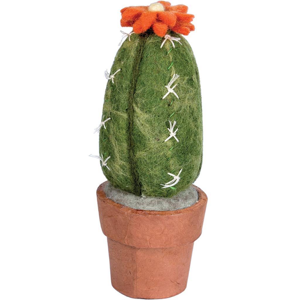 Dzi480031000 Handmade & Fair Trade Felt San Pedro Cactus