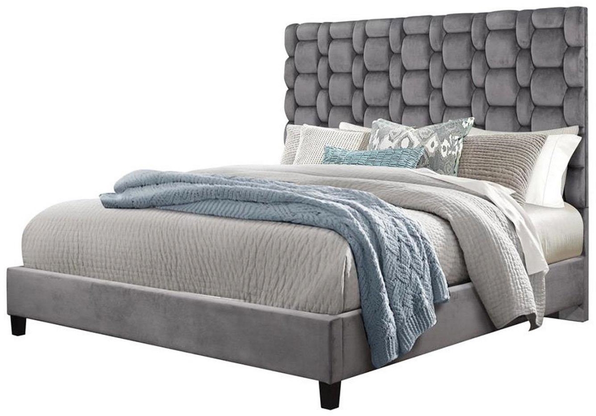 8820-fb Chambered Bed, Grey - Full Size