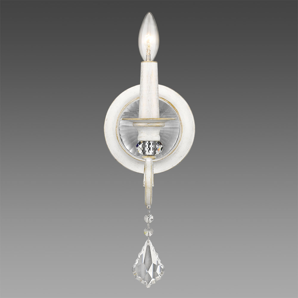 1323-1w Fw Ella 1 Light Wall Sconce In French White