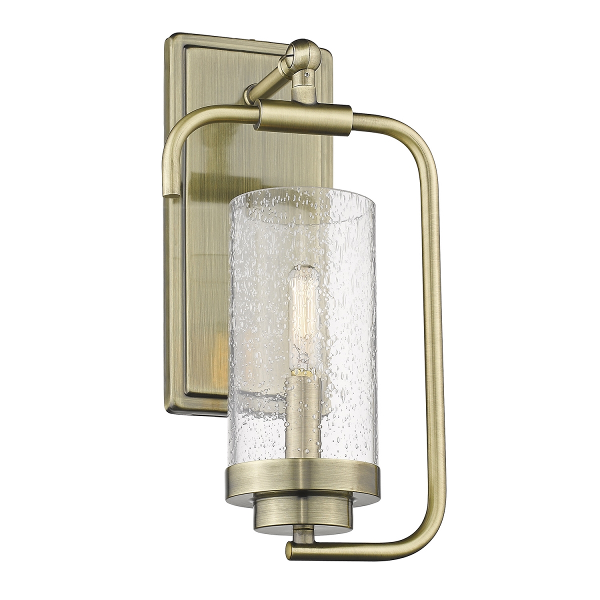 2380-1w Ab-sd Holden 1-light Wall Sconce, Aged Brass