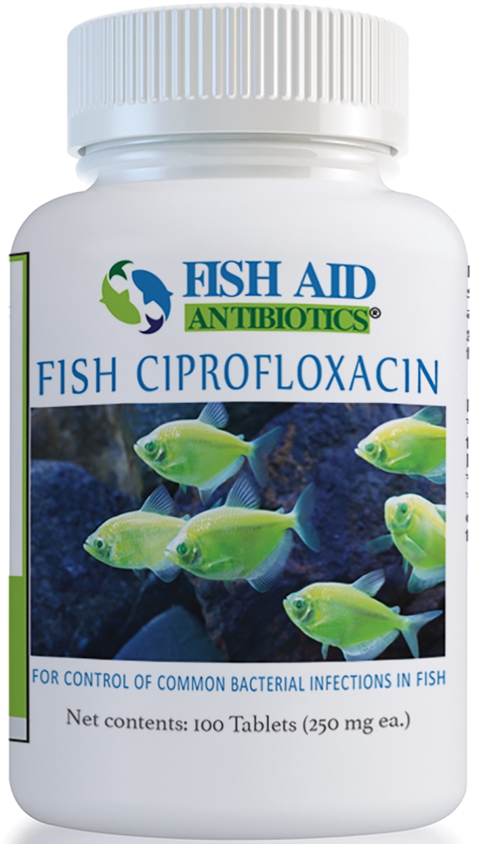 793585089774 250 Mg Fish Ciprofloxacin Tablets - 100 Count