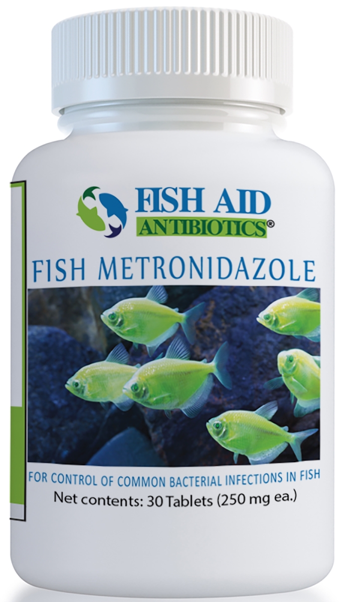806802774350 250 Mg Fish Zole Metronidazole Tablets - 30 Count