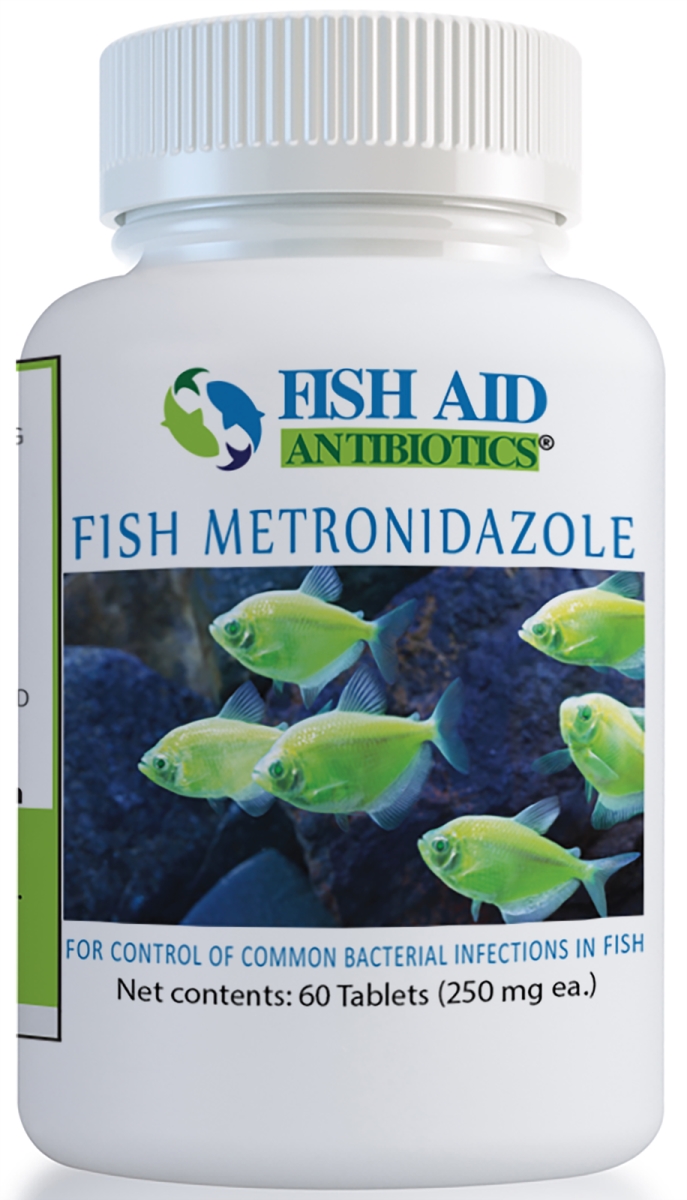 806802774374 250 Mg Fish Zole Metronidazole Tablets - 60 Count