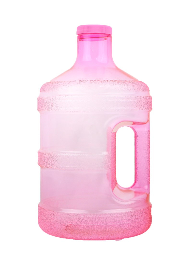 Pg1gth-48-pink 1 Gal Round Water Bottle With 48 Mm Cap, Pink