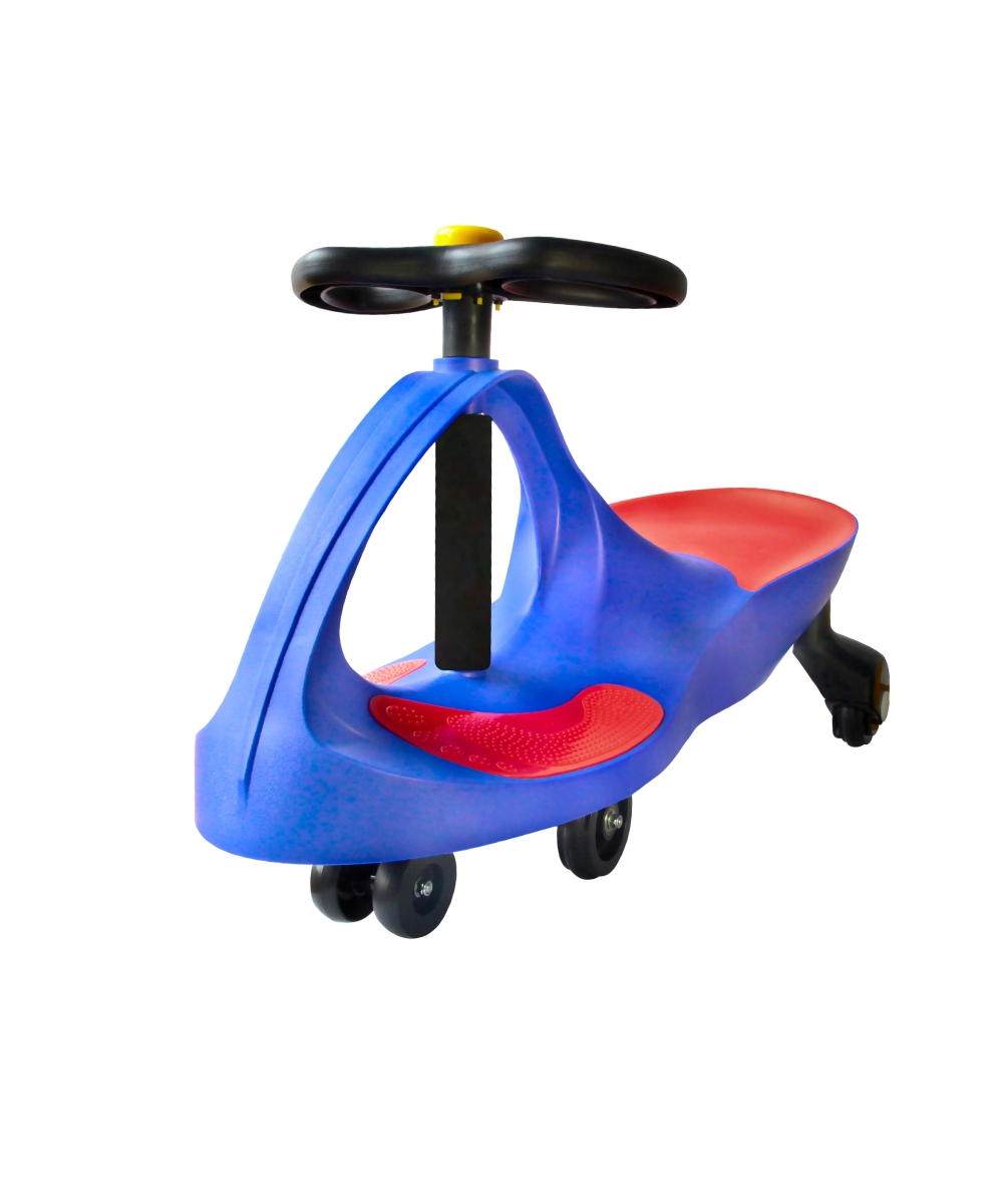 Gt0004r.2-ah-s Grand Air Horn Swing Car Ride On Toy, Blue