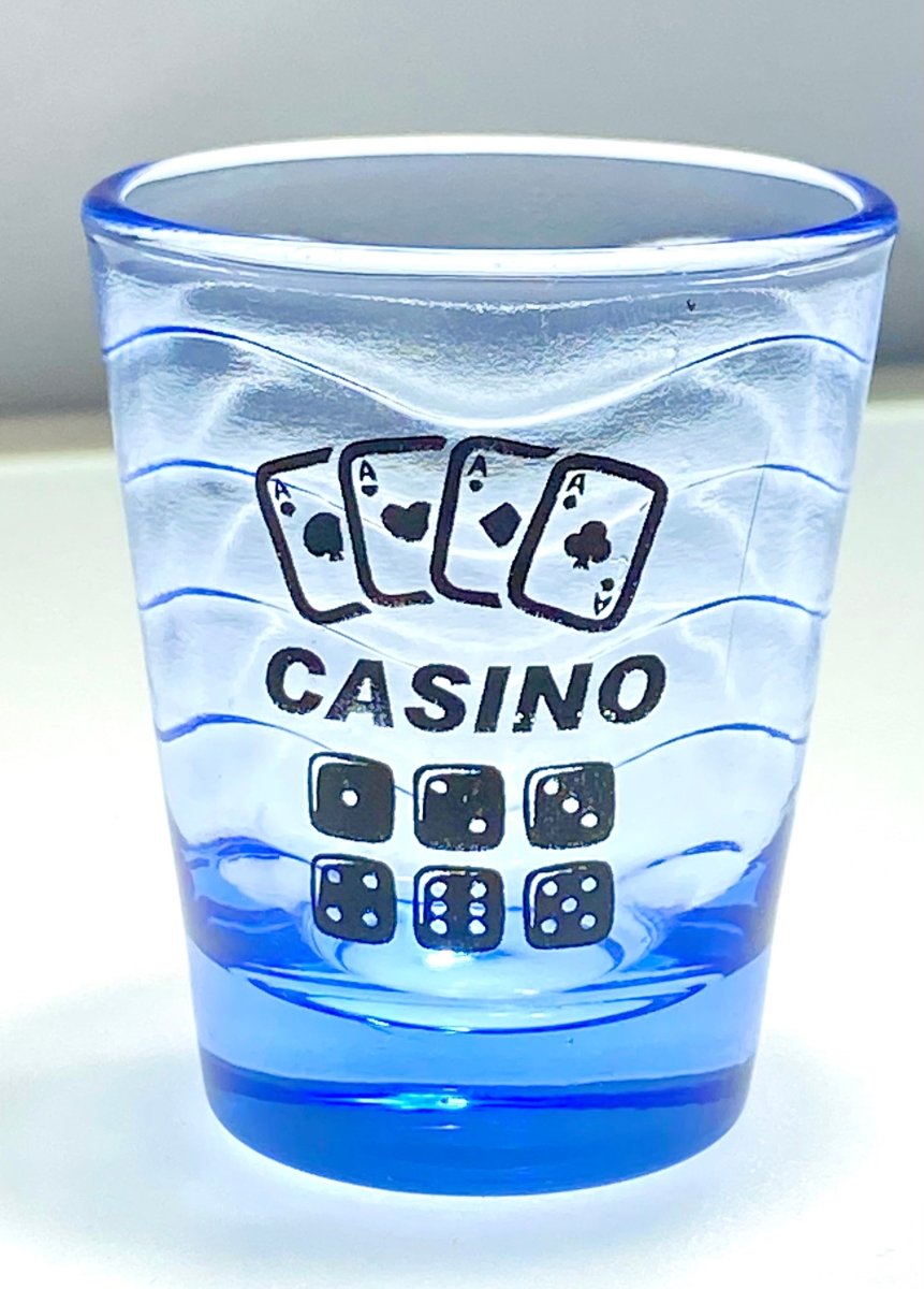 Picture of Germ Free Games SF-SHOT5 Casino Shot Glasses Set with Heavy Base, Clear - Pack of 4