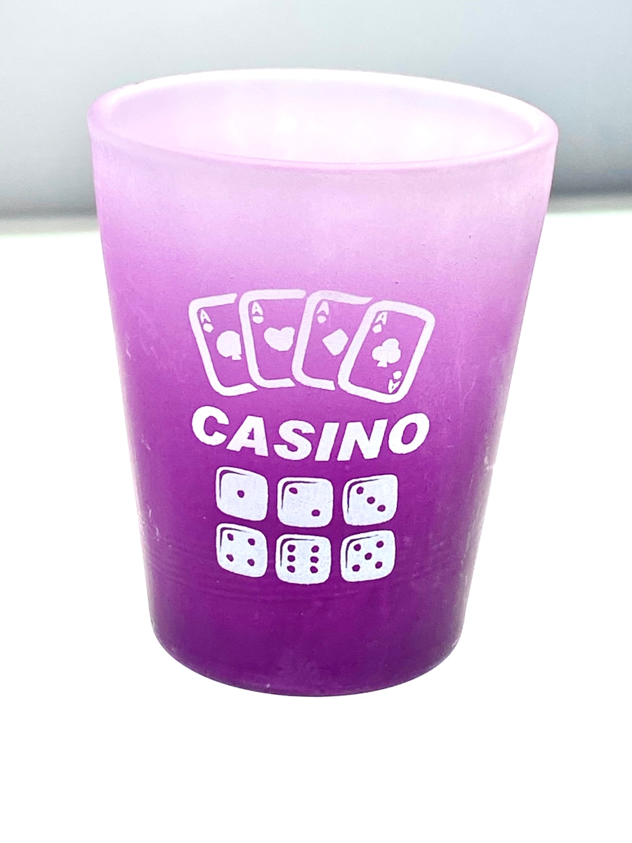 Picture of Germ Free Games SF-SHOT6 Casino Shot Glasses Set with Heavy Base, Clear - Pack of 4