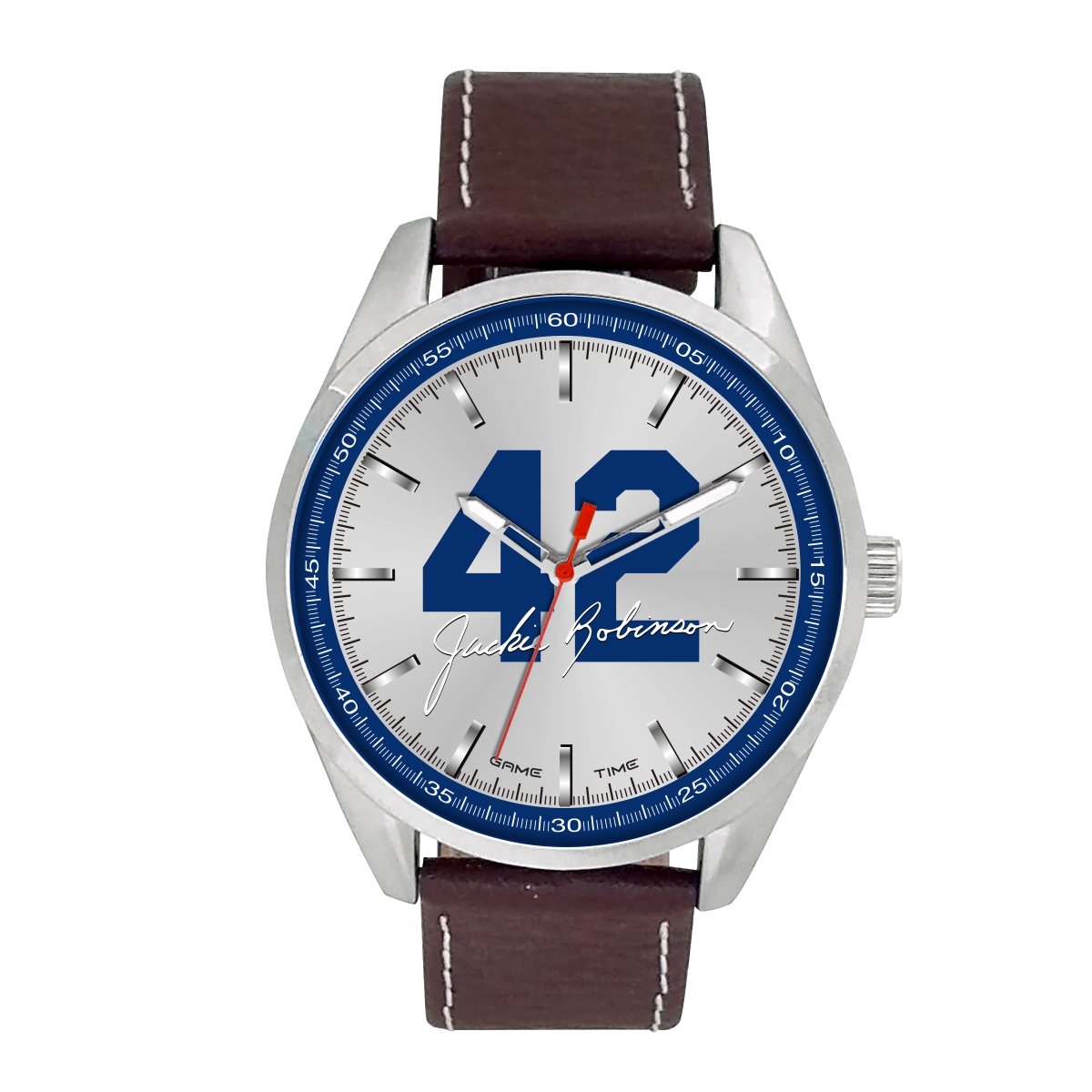 Gametime Jrf-pib Brown Series Jackie Robinson 42 Signature Pioneer Watch