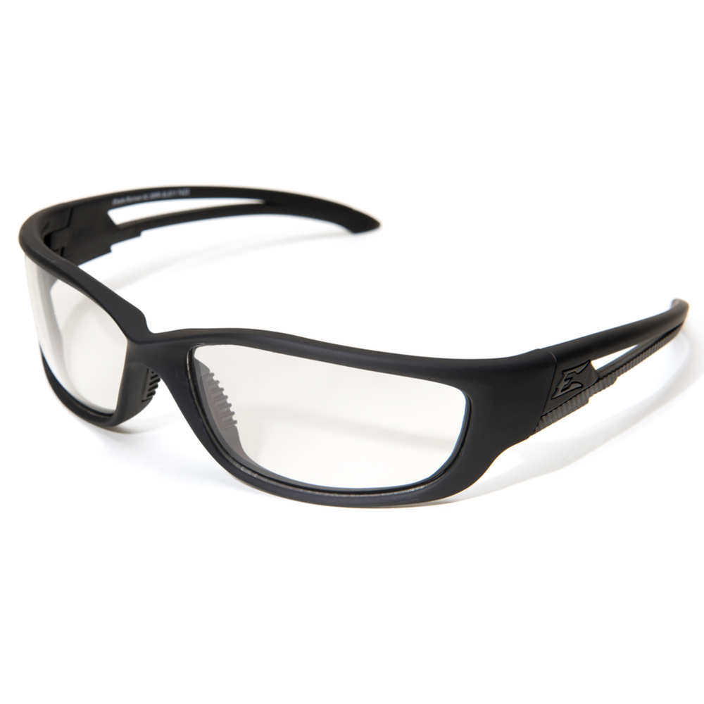 Edesbrxl611 Blade Runner Tactical Safety Glasses With Black Frame & Clear Lens - Extra Large
