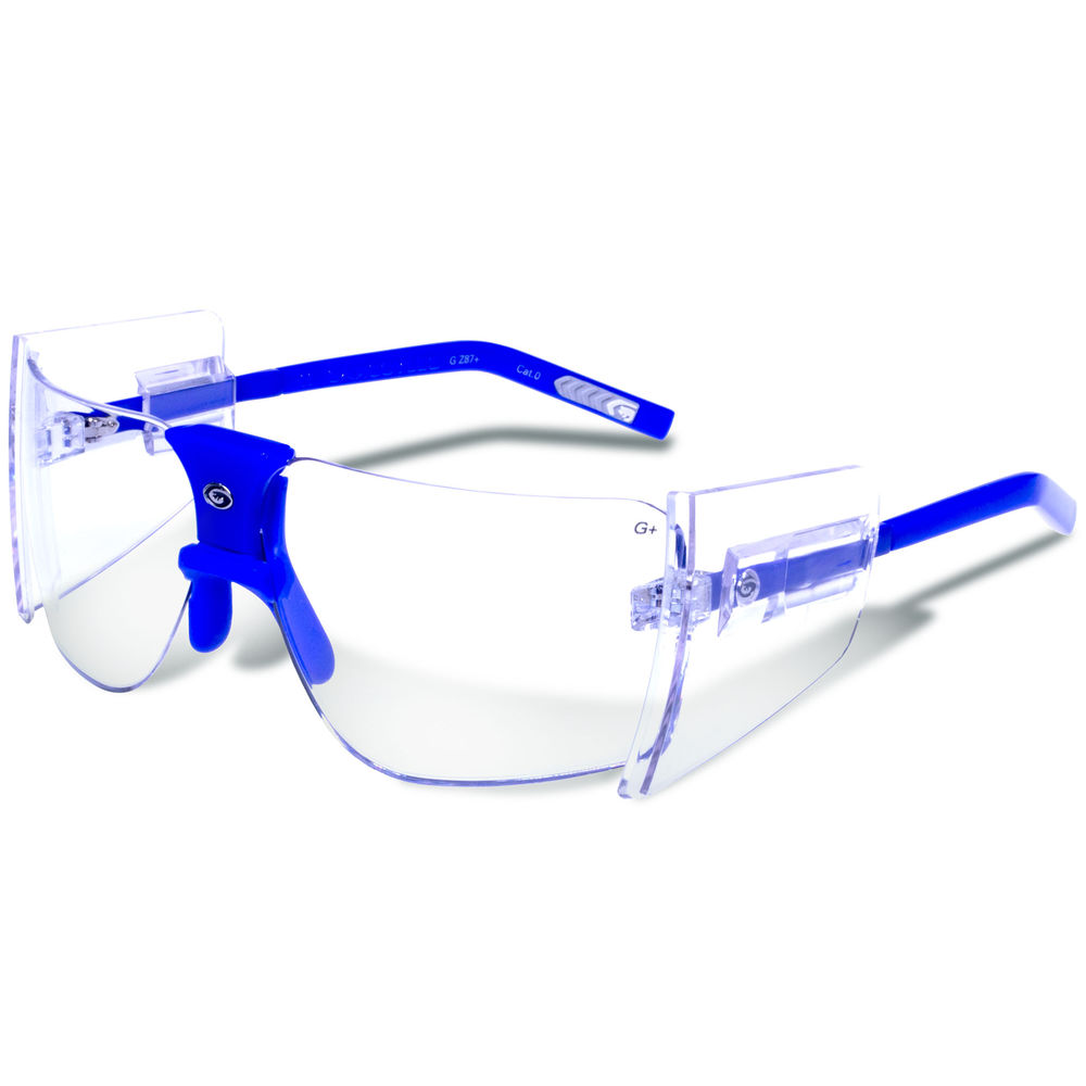 Gar10700078qtm 85s Sunglasses - Clear Lens & Blue Frame