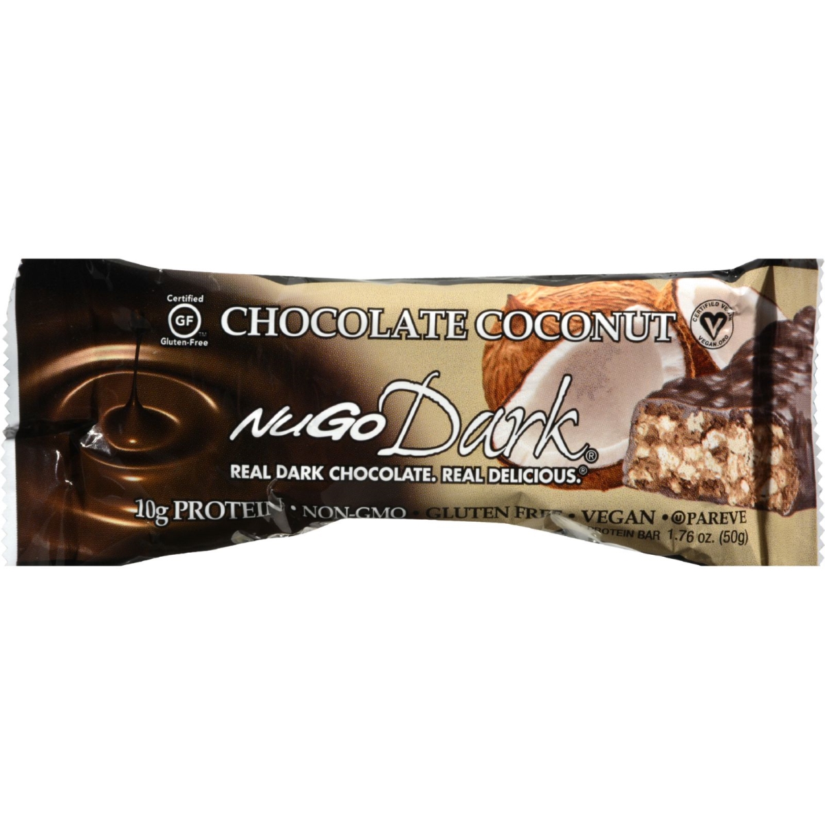 1604966 1.76 Oz Dark Chocolate Coconut Bar