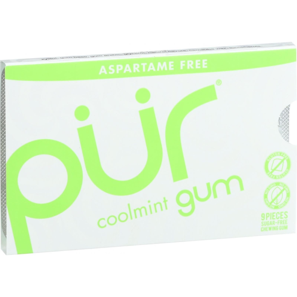 1608470 12.6 G Coolmint Chewing Gum - Aspartame Free - 9 Pieces, Case Of 12
