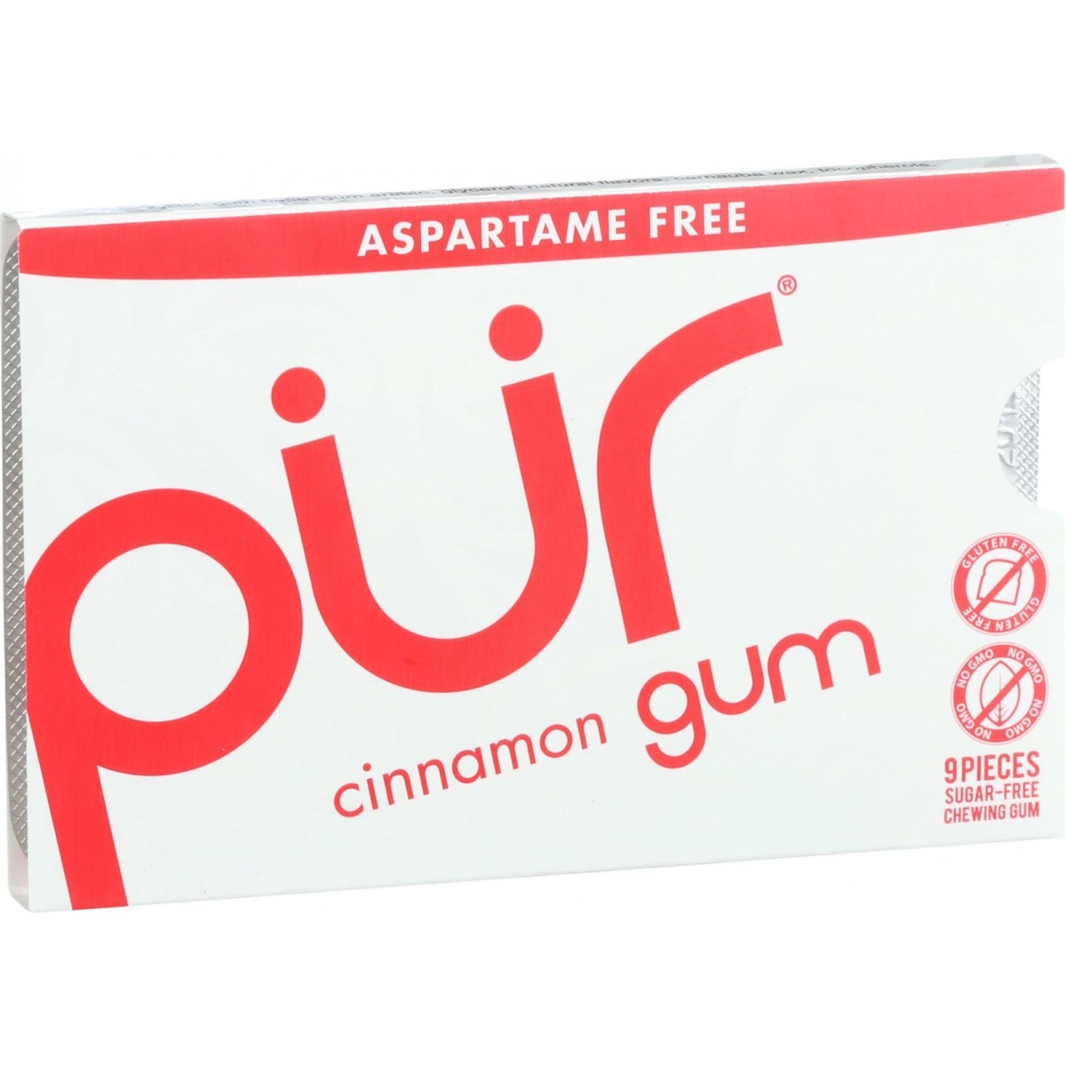 1608454 12.6 G Cinnamon Chewing Gum - Aspartame Free - 9 Pieces, Case Of 12