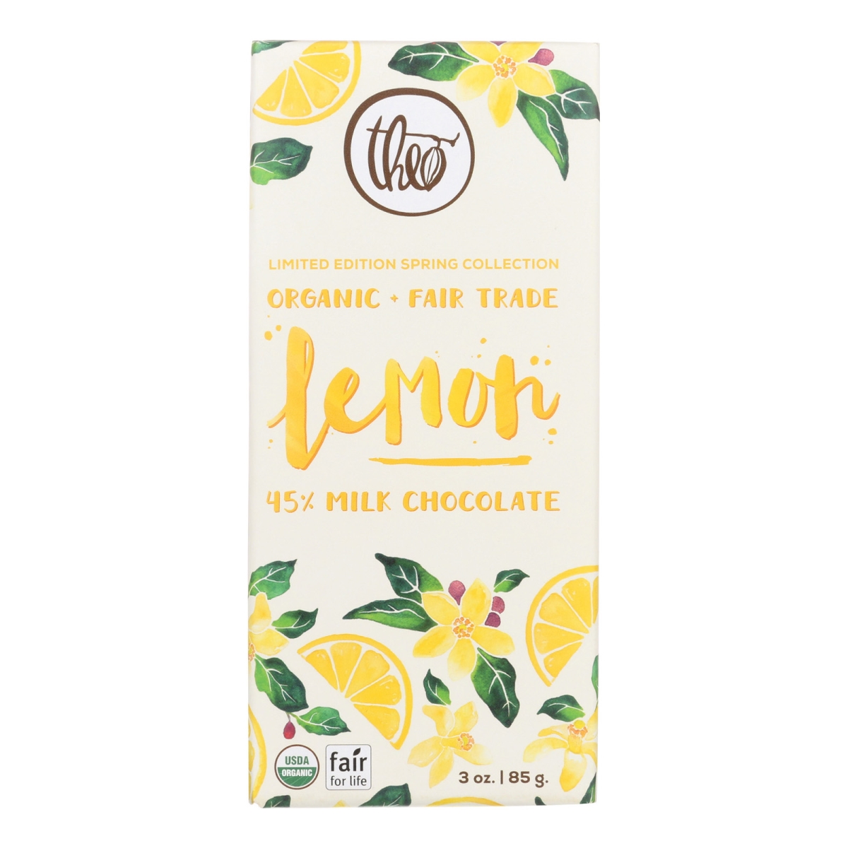 1768423 3 Oz Organic Lemon 45 Percent Milk Chocolate, Case Of 12